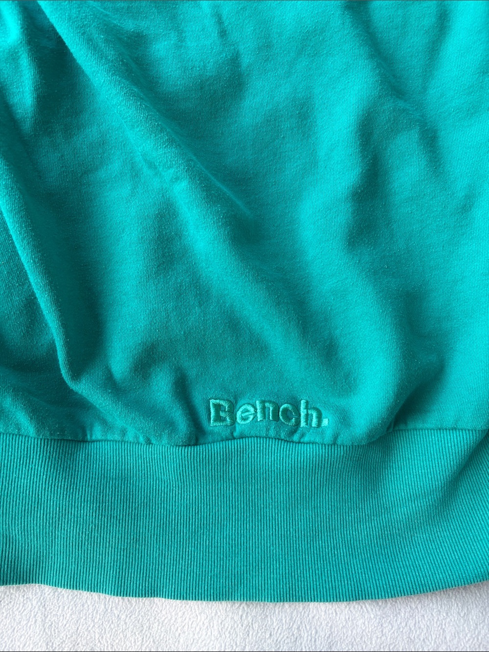 Bench Teal Half-Zip Hooded Pullover - Picture 12 of 12